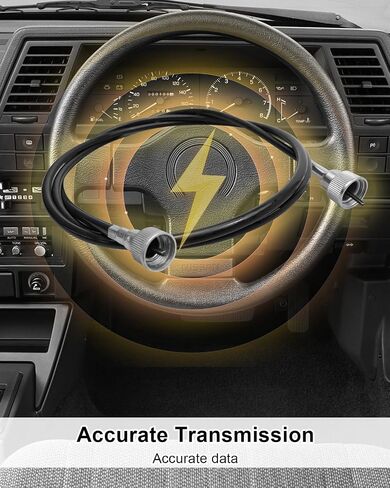 كابل عداد السرعة Ulzozn مناسب لـ Chevy Th350 Th400 700r4 1955 1956 1957 استبدال 7641443183 in Saudi Arabia