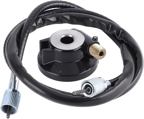 Speedometer Cable Kit, Aluminum Alloy Speedometer Drive Gear, 12mm Speedometer Gear with 39.4in 100cm Cable Line Replacement Parts Fit for GY6 50ml 150ml Scooter Moped in Saudi Arabia