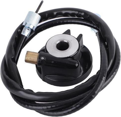 Speedometer Cable Kit, Aluminum Alloy Speedometer Drive Gear, 12mm Speedometer Gear with 39.4in 100cm Cable Line Replacement Parts Fit for GY6 50ml 150ml Scooter Moped in Saudi Arabia