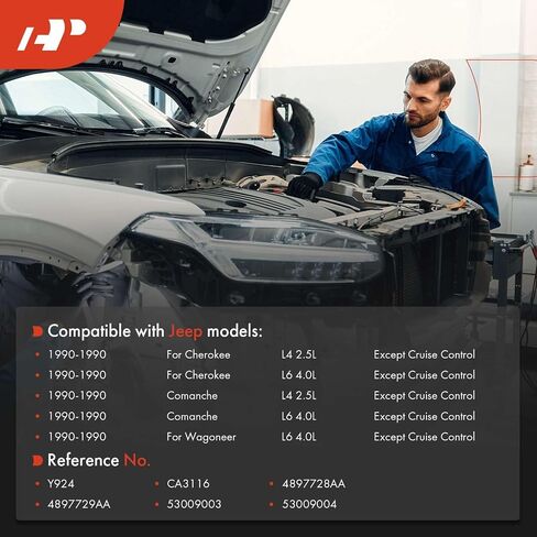A-Premium 76.75 بوصة كابل عداد السرعة متوافق مع سلسلة Jeep XJ Series Cherokee 1990 ، Wagoneer 1990 ، MJ Series Comanche 1990 ، بدون التحكم في التطواف in Saudi Arabia