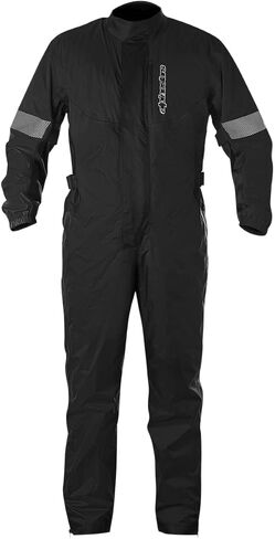 Alpinestars Hurricane One-Piece Rain Suit (LARGE) (BLACK) in Saudi Arabia