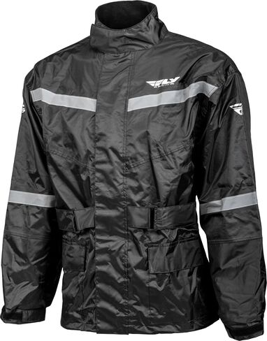 Fly Racing Adult 2-PIECE RAIN SUIT (BLACK, Large) in Saudi Arabia