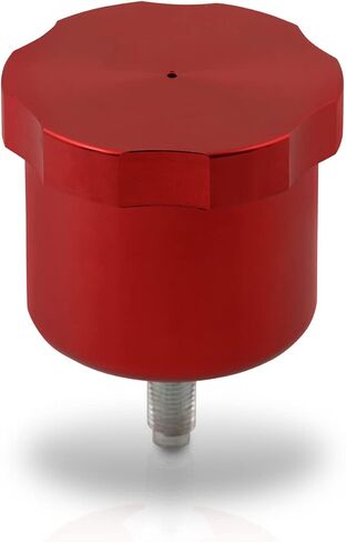 AJP Distributors CNC Billet Aluminum Hydraulic Emergency Hand Brake E-Brake Drift Rally Handle Parking Lever Track Oil Can Fluid Reservoir Tank Red Compatible/Replacement For Universal Car Auto Truck in Saudi Arabia