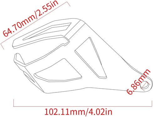 Modeer For R 1200 1250 GS ADV GS LC Motorcycle Accessories Rear Brake Fluid Pump Reservoir Guard Cover Protect For R1250 GS HP R 1250 GS Adventure R1200GS R1250GS (GS-Black) in Saudi Arabia
