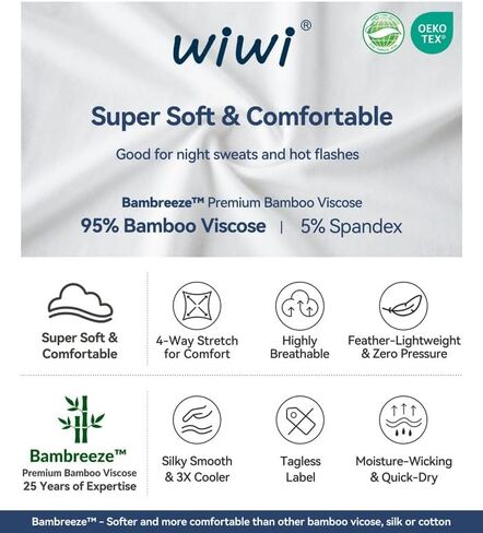WiWi Shirts for Men Long Sleeve Underwear Viscose from Bamboo Slim-Fit Tee Baselayer Mens Stretchable Shirt Soft Top S-XXL in Saudi Arabia