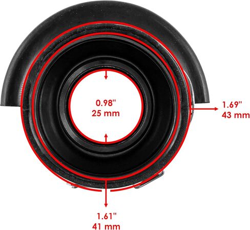 Caltric Drive Shaft Bellow Boot and Bearing Compatible with Sea-Doo RXP-X 260 2012 2013 2014 2015 420832648 in Saudi Arabia