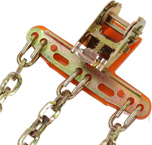 Wheel Chain, 8 Packs Tire Snow Chain Anti Slip Adjustable Universal Wheel Traction Chains for 165mm to 265mm Tyres in Saudi Arabia