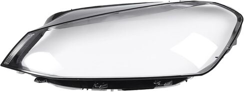 غطاء العدسة الأمامية غطاء المصابيح الأمامية العدسة العدسة العدسة CLOVE NO.5GM941005 ل VW Golf 7 2014-2017 Black ، Clear PC 1 PC 1 Front Left Car in Kuwait