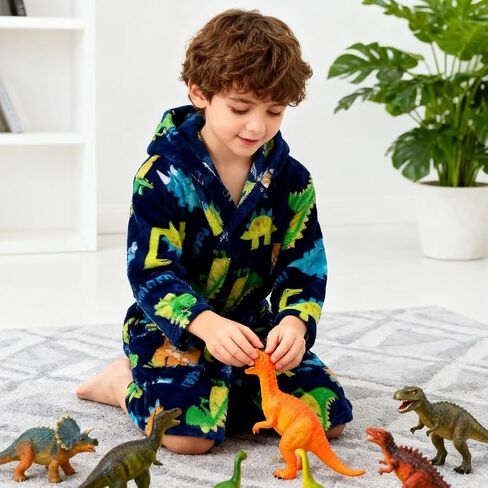 SRVNFBKT رداء حمام للأولاد والبنات من الصوف الناعم للأطفال باللون الأبيض والفراولة 5-6 سنوات in Kuwait