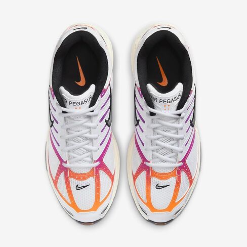 Nike Air Pegasus 2005 Men's Shoes (FV6383-100 ، White/Total Orange/Hyper Violet/Chrome) Size 13 in Saudi Arabia