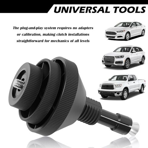 Clutch Alignment Tool Kit with 2PCS Expansion Clamps,Precise Automotive Alignment Tools for Adjusting Platen,Universal Auto Clutch Plate Correction Tool for Most Vehicles in Saudi Arabia