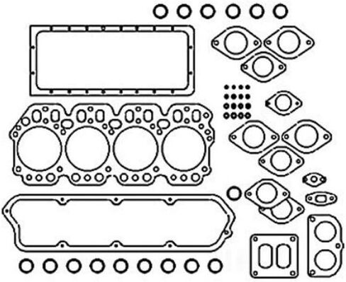 RAParts Overhaul Gasket Set Fits Major Power Major Super Major 81743593 81780582 DDN6008 in Saudi Arabia
