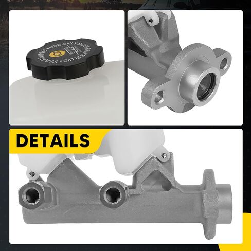 18040242 Brake Master Cylinder مع خزان و CAP FIT لبيك ، كاديلاك ، Oldsmobile و Pontiac-Lesabre ، Bonneville 2000-2003 ، Deville 2000-2003 ، Aurora 2001-2003 OE# 18045192 ، M630040 in Saudi Arabia