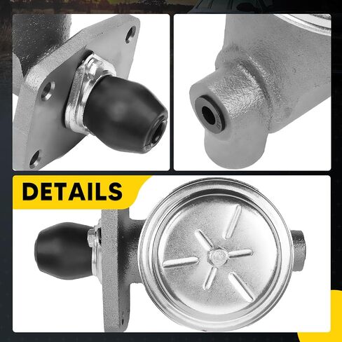 M36063 Brake Master Cylinder with Reservoir and Cap Compatible with Dodge, Chrysler and Plymouth Vehicles - 300, Town & Country, Dart, Custom, Coronet, D100, W100, D200, Polara, Imperial in Saudi Arabia