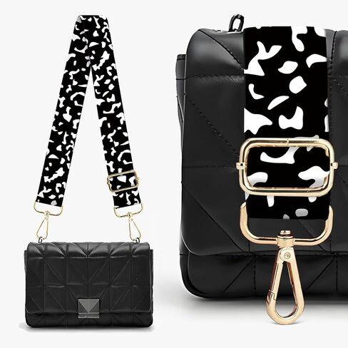محفظة استبدال حزام Crossbody 1.5 بوصة واسعة ، حذاب الذهب على نمط الأسلاك الأشرطة القابلة للتعديل للنساء حقائب اليد الأرجواني لطيف الفراشة in Saudi Arabia