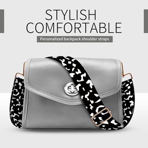 محفظة استبدال حزام Crossbody 1.5 بوصة واسعة ، حذاب الذهب على نمط الأسلاك الأشرطة القابلة للتعديل للنساء حقائب اليد الأرجواني لطيف الفراشة in Saudi Arabia