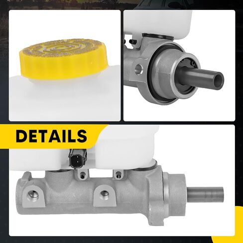M134437 Brake Master Cylinder with Reservoir and Sensor Fit for Dodge Dakota 1999-2004, Durango 1999-2003, Viper 2003-2006 2008-2009 OEM# 102967, MC390508, 5013131AA, 5013131AB, 5072994AA, 5093049AA in Saudi Arabia