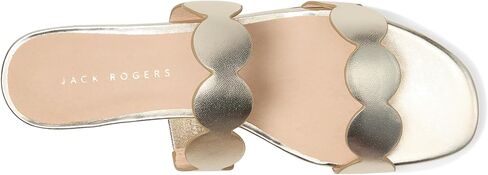 Jack Rogers Women's Greglen Slide-Metallic Nappa Sandal in Kuwait