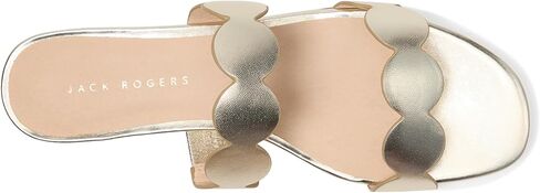 Jack Rogers Women's Greglen Slide-Metallic Nappa Sandal in Kuwait