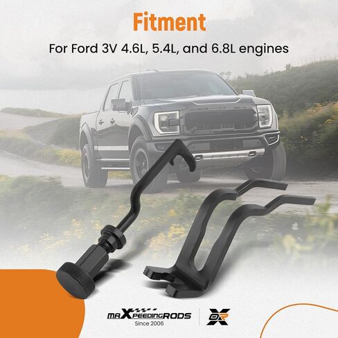 maxpeedingrods 303-1039 أداة ضاغط زنبرك الصمام متوافقة مع فورد 3 صمام 4.6L 5.4L 6.8L محركات عمود الحدبات وختم الصمام والتجنيب وضغط نوابض الصمام in Kuwait
