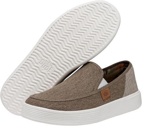 حذاء Heydude Sunapee Craft Linen للأحذية للرجال - بناء ناعم - نمط زلة - تصميم مستدير OLIVE 9 م in Kuwait