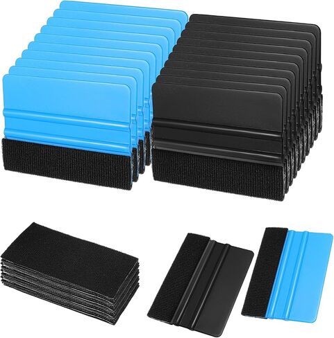 Maquita 20 Pack Vinyl Squeegee مع 20 ٪ من القماش للفيلم اللطيف Sceegee Application Tool Vinyl Wrappreat in Kuwait