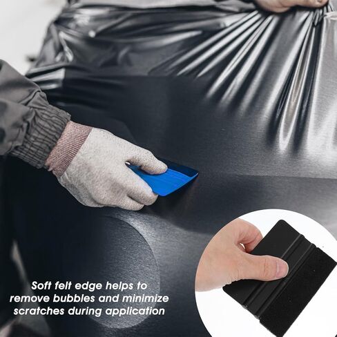 Maquita 20 Pack Vinyl Squeegee مع 20 ٪ من القماش للفيلم اللطيف Sceegee Application Tool Vinyl Wrappreat in Kuwait
