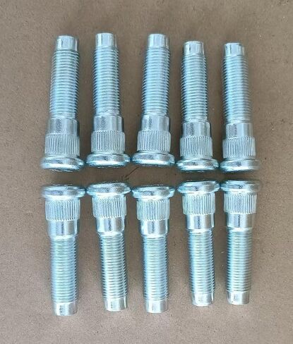 10pcs 9/16-18 Thread Wheel Stud Bolt 610-389 -0.666 in. Knurl ، 2.34 in. in Saudi Arabia
