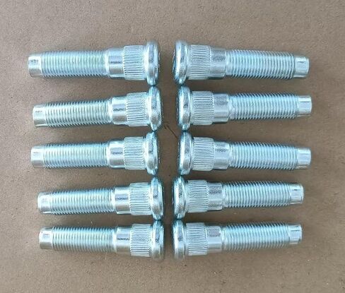 10pcs 9/16-18 Thread Wheel Stud Bolt 610-389 -0.666 in. Knurl ، 2.34 in. in Saudi Arabia