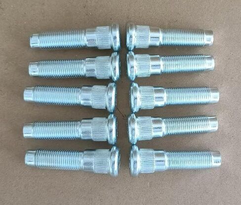 10pcs 9/16-18 Thread Wheel Stud Bolt 610-389 -0.666 in. Knurl ، 2.34 in. in Saudi Arabia