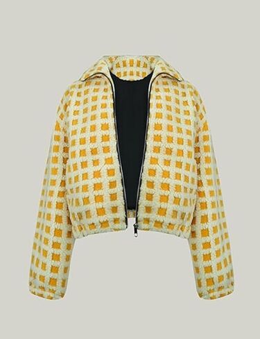 yoawdats womens لطيف sherpa fleece سترة غامض zip up checkered اقتصاص الخروج سترة دمية نعيمة الملابس الخارجية غير الرسمية in Kuwait