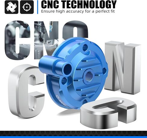 غطاء رأس أسطوانة أسطوانة أزرق من Nicecnc متوافق مع Yamaha Yz85 2002-2018 ، دراجة الأوساخ الألمنيوم CNC in Saudi Arabia