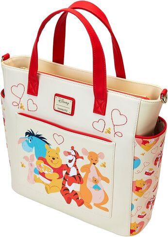 Loungefly Disney Winnie The Pooh Love Convertible Backpack and Tote Bag in Saudi Arabia