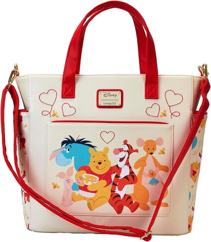 Loungefly Disney Winnie The Pooh Love Convertible Backpack and Tote Bag in Saudi Arabia