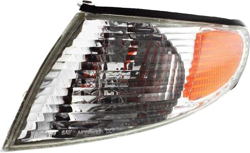 DAT Auto Parts Front Left Driver Side Skeor Lens & Housing Replace for 1999-2001 Toyota Solara Orange Amber & Clear Corner of Fender to2520159 8162006040 in Saudi Arabia