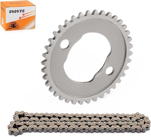 Cam Timing Chain & 38T Cam Shaft Sprocket for Honda Fourtrax 300 TRX300 TRX300FW 1988-2000 in Saudi Arabia