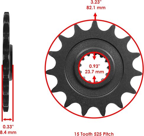 Caltric Drive Chain & Sprockets Compatible with Kawasaki Z900RS ZR900 2018-2023 in Saudi Arabia