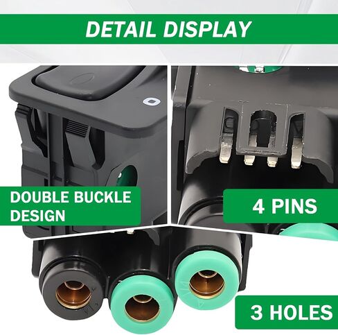 G90-6022-004BN Air Suspension Dump Valve Switch PTO Control Shift Lift Manual Paddle Valve Switch Compatible with Peterbilt in Saudi Arabia
