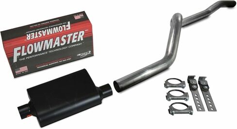 مجموعات عادم الشاحنات 2.5 "مجموعة عادم من الألومنيوم مع Flowmaster 40 Series Muffler يناسب Cherokee XJ 4.0L 84-01 in Saudi Arabia