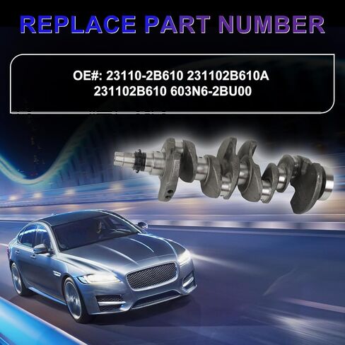 G4FD 1.6L محرك العمود المرفقي يناسب لهجة Hyundai Veloster ، Kia Rio Soul 2012 2014 2015 2015 2017 2018 2018 1.6L L4 DOHC (NOT TURBO) OE 23110-2B610 231102B610 231102B610 in Saudi Arabia