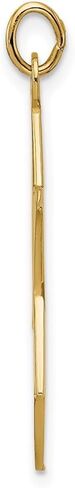 14K الذهب الأصفر النجم الصلب من David Pendant ، (L-32mm ، W-26.45mm) in Saudi Arabia