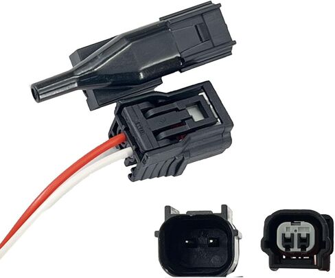 FainWan Ambient Air Temperature Sensor with Connector＆ Plug Pigtail 80525-TBA-A01 Compatible with Crosstour Accord Civic Odyssey Passport Pilot in Saudi Arabia