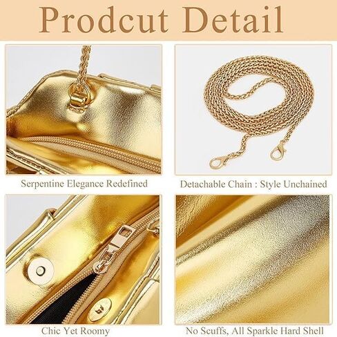 Clutch Purse for Women, Vegan Leather Evening Bag, Soft Pleated PU Small Purses for Formal Wedding, Dressy Party in Saudi Arabia