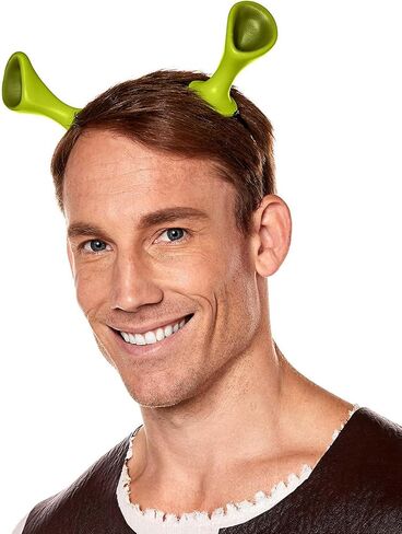 Spirit Halloween Shrek Ears عصابة رأس ، مرخص رسميًا ، عصابة Ogre Ear Multiclor Multiclor in Kuwait