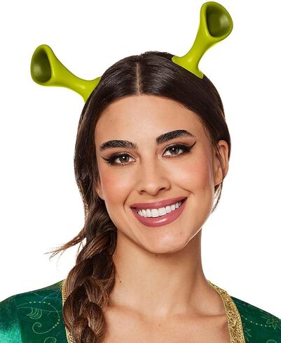 Spirit Halloween Shrek Ears عصابة رأس ، مرخص رسميًا ، عصابة Ogre Ear Multiclor Multiclor in Kuwait