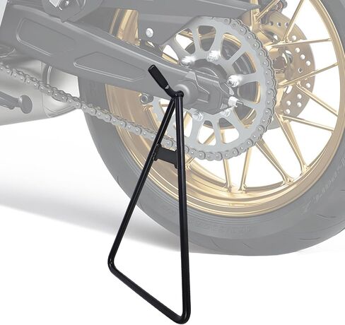 Motorcycle Triangle Stand, Heavy Duty Solid Steel Structure Dirt Bike Kickstand, Rustproof Rear Wheel Stand Lift Holder for 80-500cc Dirtbike Supermoto Motocross Pit Bike in Saudi Arabia