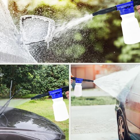 yilairiou car kit kit kits with foam gun prayer bucket pashes tire wash wash mitt sponge sponge duster car wash kit as comple in Kuwait