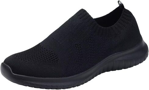 konhill Women's Slip On Sneakers Non Slip Walking Shoes Breathable Mesh Work Casual Lightweight Tennis Workout Shoes in Kuwait