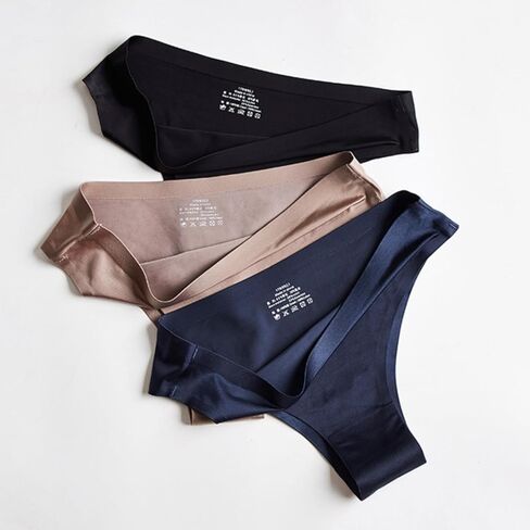 نساء الملابس الداخلية خالفة صفيق بيكيني لا تظهر سراويل داخلية غير مرئية ملخصات قابلة للتنفس لينة تمتد القطن المنشعب in Kuwait