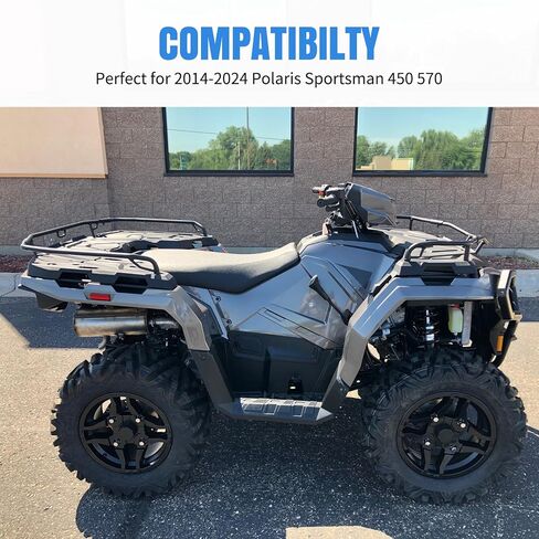 تغطية مقعد LKV Sportsman متوافق مع Polaris Sportsman 450 570 2014-2024 ، استبدال غطاء المقعد الرياضي الجلدي ATV in Kuwait